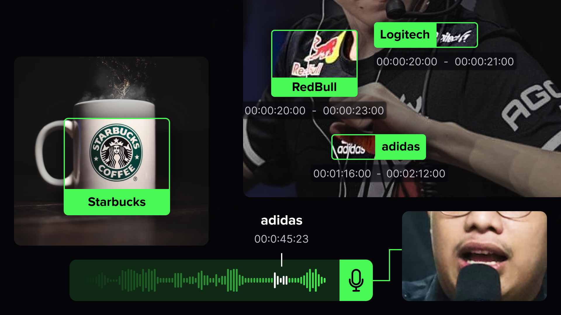 Object (Logo, Commercials, Audio, etc.) recognition