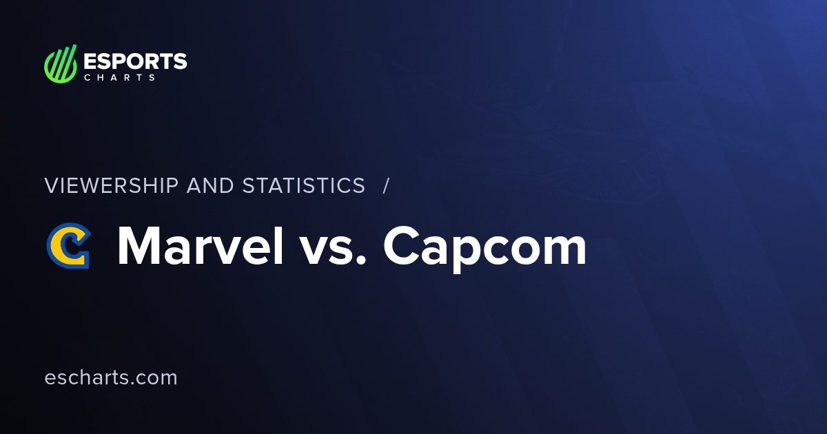 Marvel vs. Capcom Esports Viewership and Statistics | Esports Charts