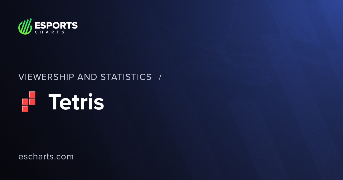Tetris eスポーツの視聴者数と統計 | Esports Charts
