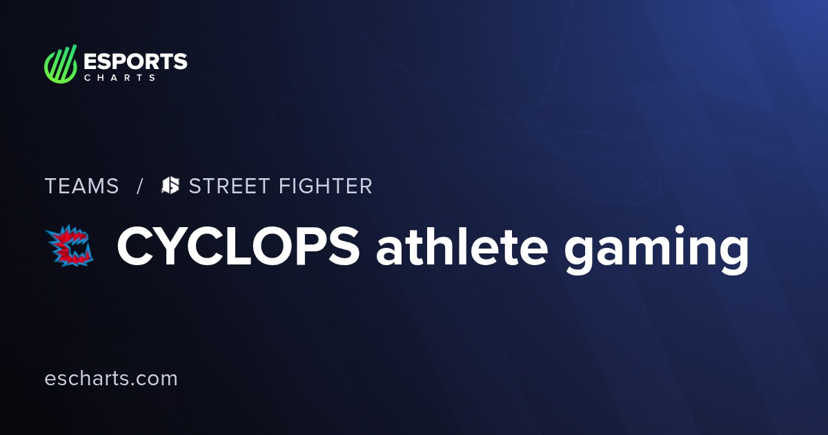 CYCLOPS athlete gaming SF (CYCLOPS) Team Overview and Viewers ...