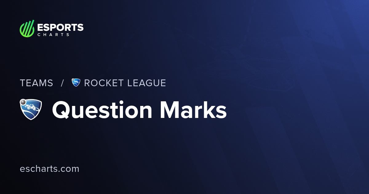 Question Marks RL (QM) Team Overview and Viewers Statistics | Esports ...