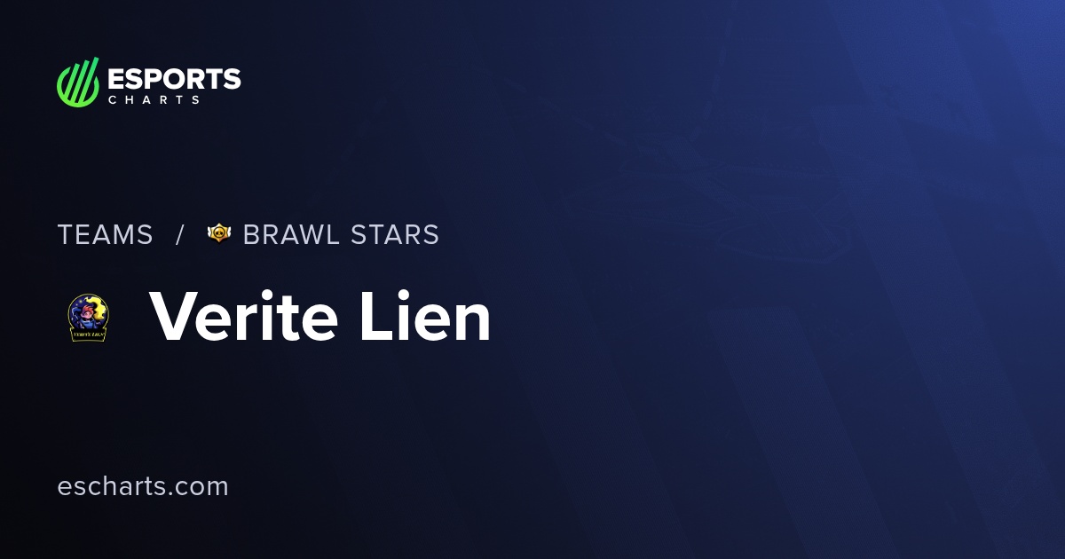Verite Lien Brawl Stars (VL)チームの概要と視聴者統計 | Esports Charts