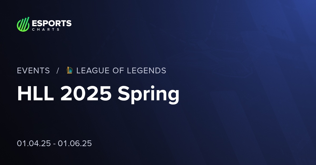 HLL 2025 Spring - LoL - Program ve Sonuçlar