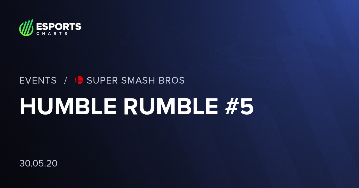 HUMBLE RUMBLE #5 - SSB - Viewership, Overview, Prize Pool | Esports Charts