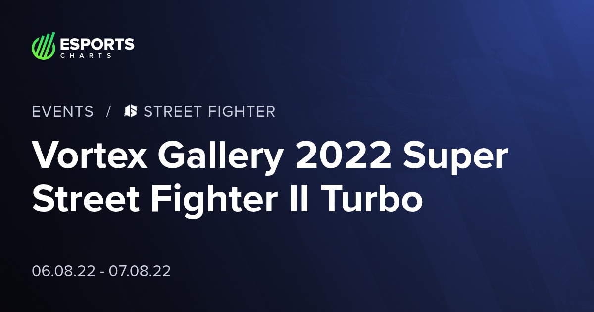 Vortex Gallery 2022 Super Street Fighter II Turbo - SF - Viewership ...
